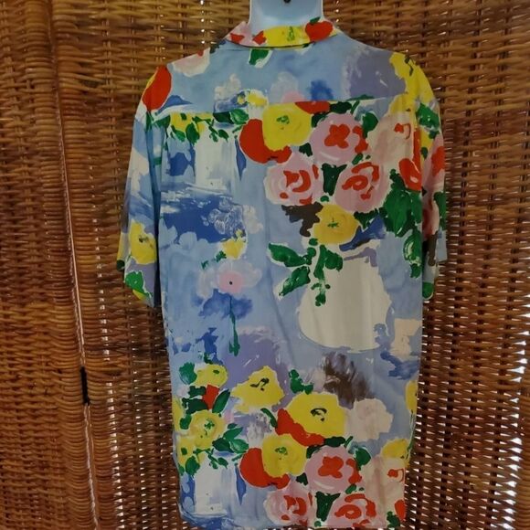 Vintage Jams World Centerpiece Hawaii Aloha Shirt - Picture 5 of 8